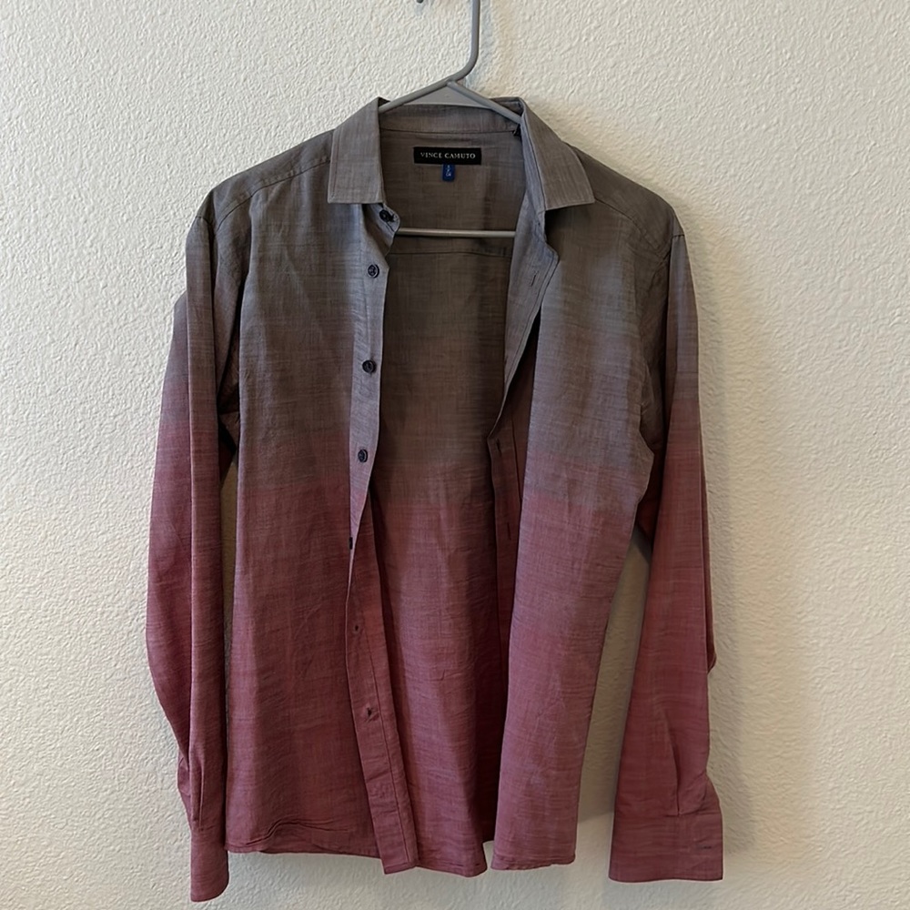 Vince Camuto Two Tone Button Down